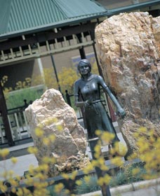 St Barbara Square And Statue - Accommodation Broome 0