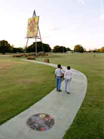 Emerald Centenary Of Federation Mosaic Pathway - Accommodation Broome 0