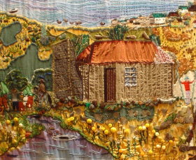 Adaminaby Memorial Hall Stage Curtain - Accommodation Broome 1