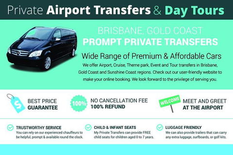 Private Brisbane Airport Family Transfers- Brisbane Airport To Surfers Paradise - Accommodation Broome 1