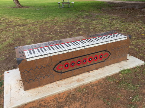 Piano Park Bench, Moonta - Accommodation Broome 0