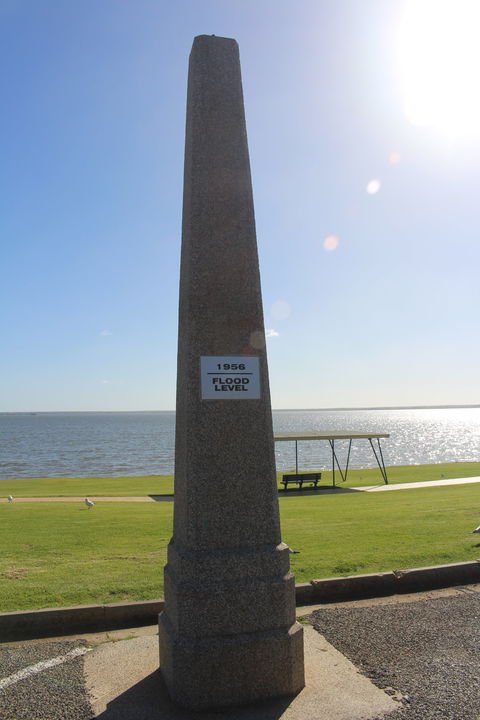 1956 Flood Marker - Accommodation Broome 0
