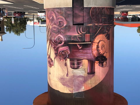 Kadina Water Tower Mural - Accommodation Broome 2