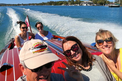 Noosa River Cruise For 3 To 4 People On A Classic Mahogany Speed Boat - 90 Min. - Accommodation Broome 1