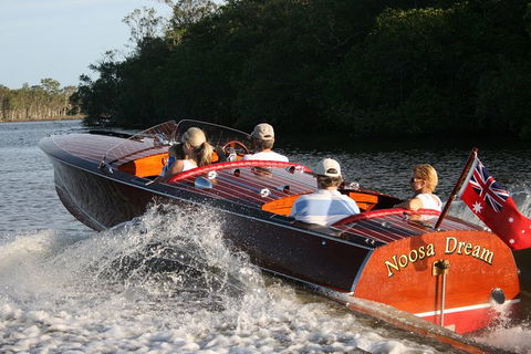 Noosa River Cruise For 3 To 4 People On A Classic Mahogany Speed Boat - 90 Min. - Accommodation Broome 0