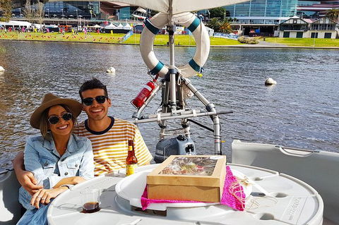 Adelaide 2-hour BBQ Boat Hire For 2 People + Wine And Cheese Grazer - Accommodation Broome 0