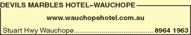Devils Marbles Hotel–Wauchope - Accommodation Broome 4