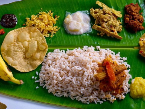 Babaji's Big Fat Keralan Banana Leaf Feast - Accommodation Broome 0