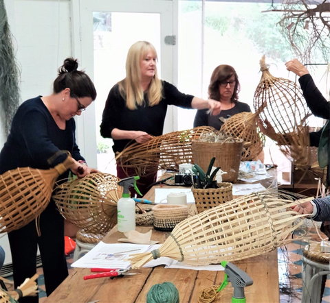 Fish Trap Lampshade Weaving - Accommodation Broome 0