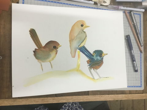 Ink & Watercolour Wash Illustration Workshop - Accommodation Broome 0