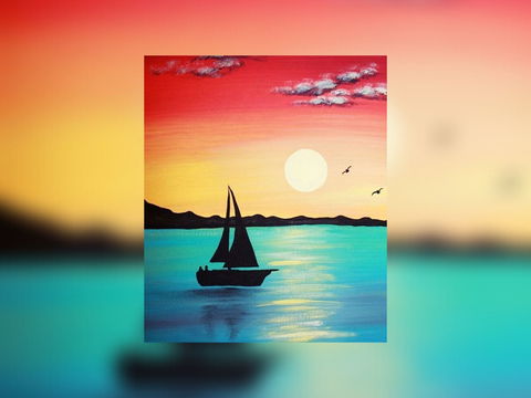 Grab A Glass Of Wine And Learn To Paint 'Sailboat'! - Accommodation Broome 0