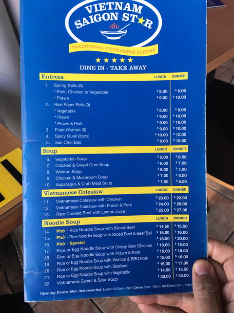 Vietnamese Saigon Star - Accommodation Broome 19