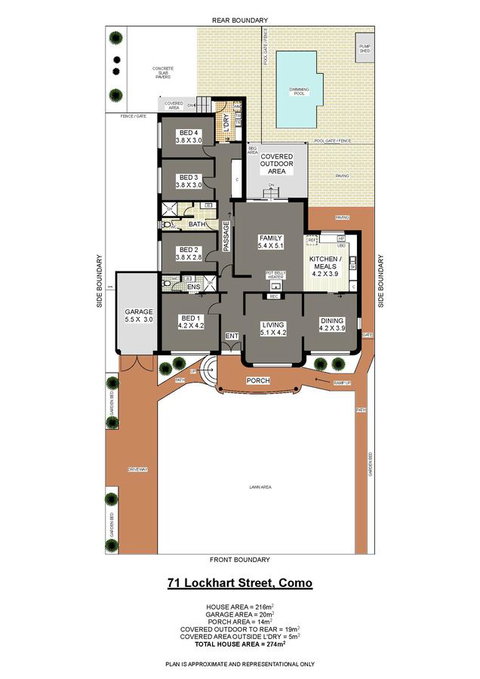 Big House Heated Pool 11 Beds Como / South Perth / Applecross - Accommodation Broome 1