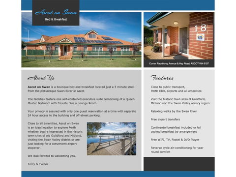 Ascot On Swan Bed & Breakfast - Accommodation Broome 14