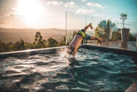 Luxurious Hinterland Guest House With HEATED POOL Sleeps 10 Brisbane Scenic Rim Gold Coast - Accommodation Broome 1