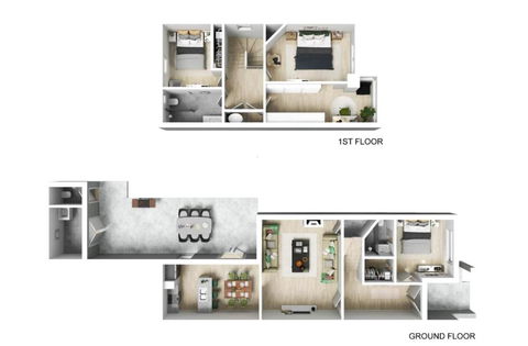 NEWLY RENOVATED LARGE 3.5 BDRM HOUSE! BEST OF MELB - Accommodation Broome 1