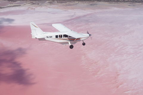 Pink Lake + Abrolhos Islands Scenic Flight - Accommodation Broome 2