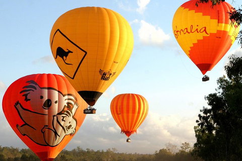 Natural Bridge & Springbrook Waterfalls Tour + Hot Air Balloon With Breakfast - Accommodation Broome 0