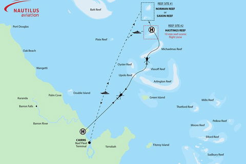 Great Barrier Reef Scenic Helicopter Tour And Cruise From Cairns - Accommodation Broome 4