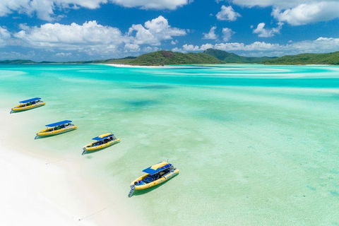 Great Barrier Reef Scenic Flight And Ocean Rafting Whitehaven Beach Day Trip - Accommodation Broome 2