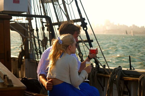 Sydney Harbour Tall Ship Wine & Canapes Evening Cruise - Accommodation Broome 1