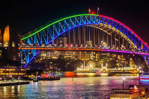 Vivid 90-Minute Sydney Harbour Intimate Catamaran Cruise With Canapes - Accommodation Broome 0